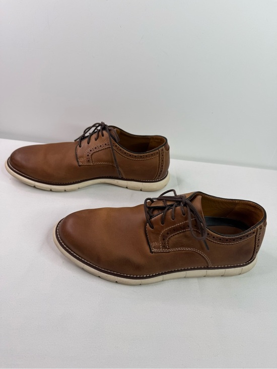 Johnston & Murphy Holden Plain Toe Oxford Shoes Tan Oiled Size 8.5 main image 7